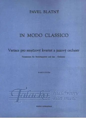 Nová Kolekce In modo classico (Variace pro smyčcový kvartet a jazzový orchestr)