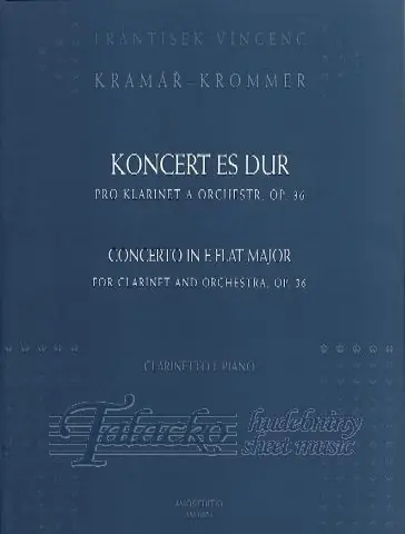 Oblíbený Koncert pro klarinet a orchestr Es dur op. 36