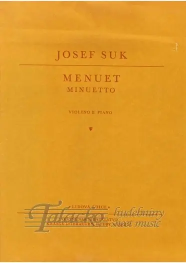 Menuet ze Suity op. 21 Přímo Od Výrobce