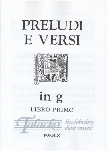 Cenový Hit Preludi e versi in g moll (libro primo)