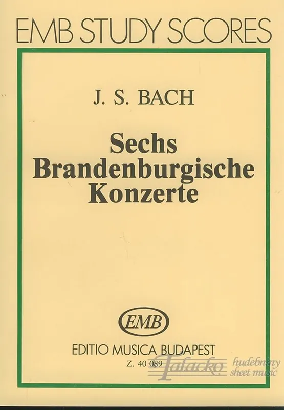 Zlevněný Sechs brandenburgische Konzerte BWV 1046-1051