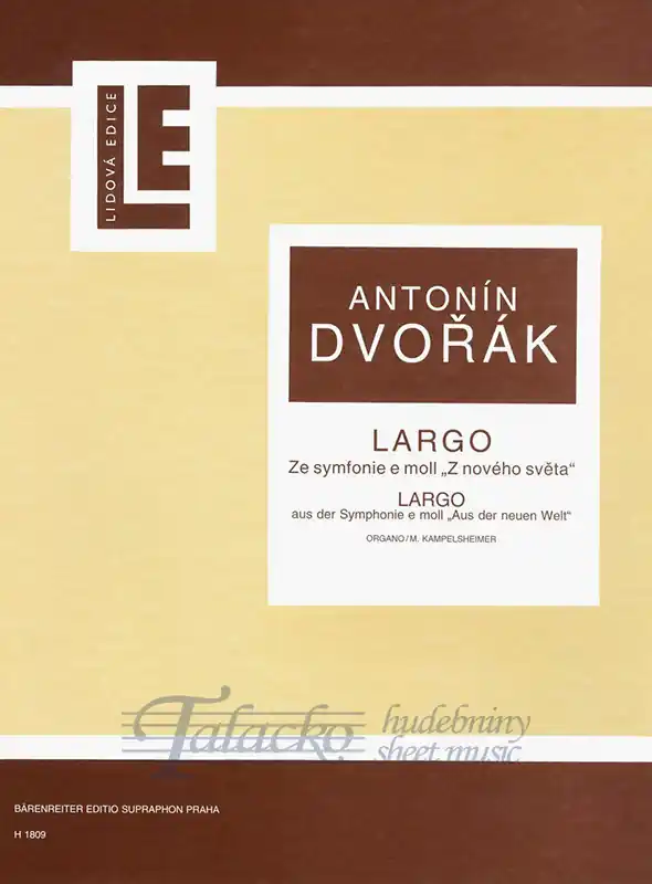Largo ze Symfonie č. 9 e moll "Z Nového světa" op. 95 Nakupujte Hned