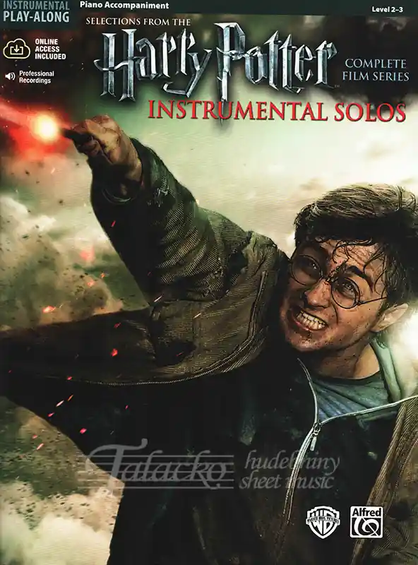 Harry Potter Instrumental Solos (Piano Accompaniment), (Book/Online Audio) Nízká Cena