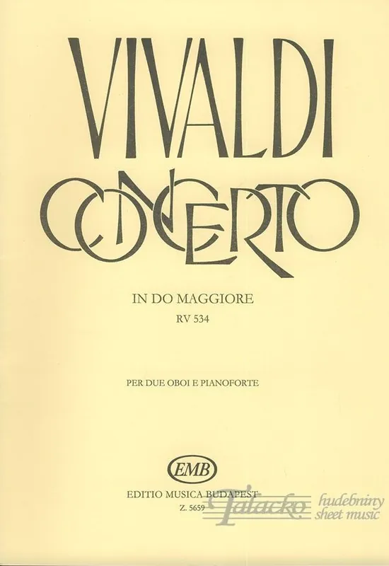 Značkový Concerto in Do maggiore RV 534
