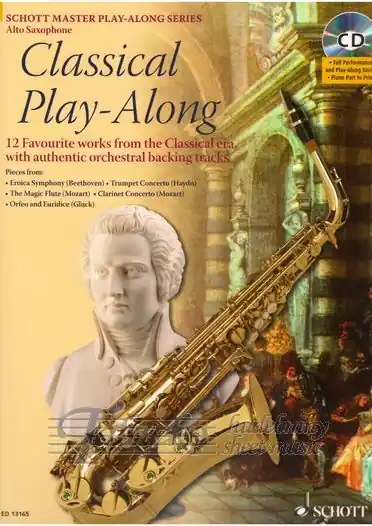 Classical Play-Along + CD - Alt Saxofon Sezónní Sleva