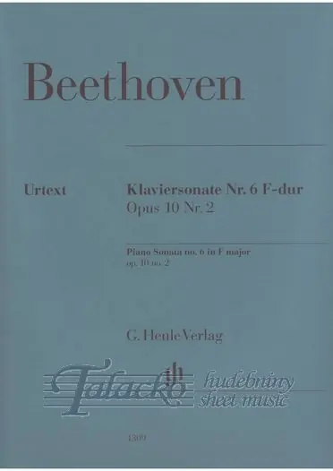 Piano Sonata no. 6 F major op. 10 no. 2 Kup Teď