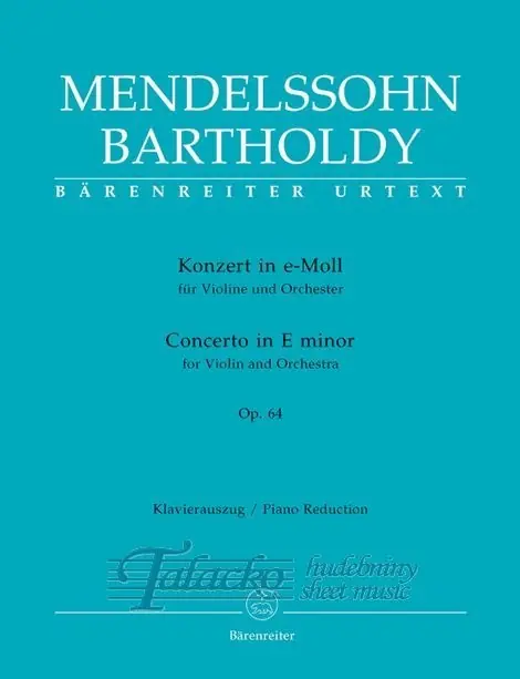 Výhodná Nabídka Concerto in e minor for violin and orchestra op. 64