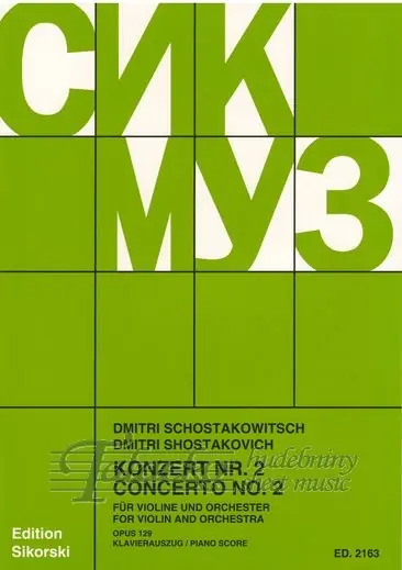 Concerto for Violin and Orchestra no. 2 Nejprodávanější