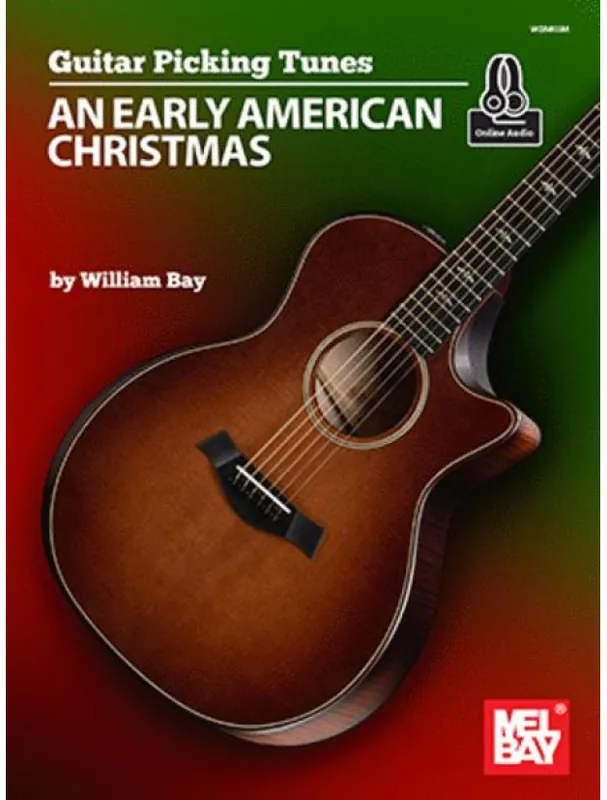Omezená Nabídka Guitar Picking Tunes - An Early American Christmas (noty, tabulatury na kytaru) (+audio)