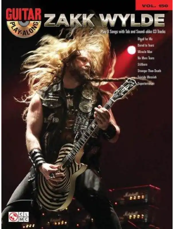 Guitar Play-Along 150 Zakk Wylde (noty, tabulatury na kytaru) (+audio) Zlevněný