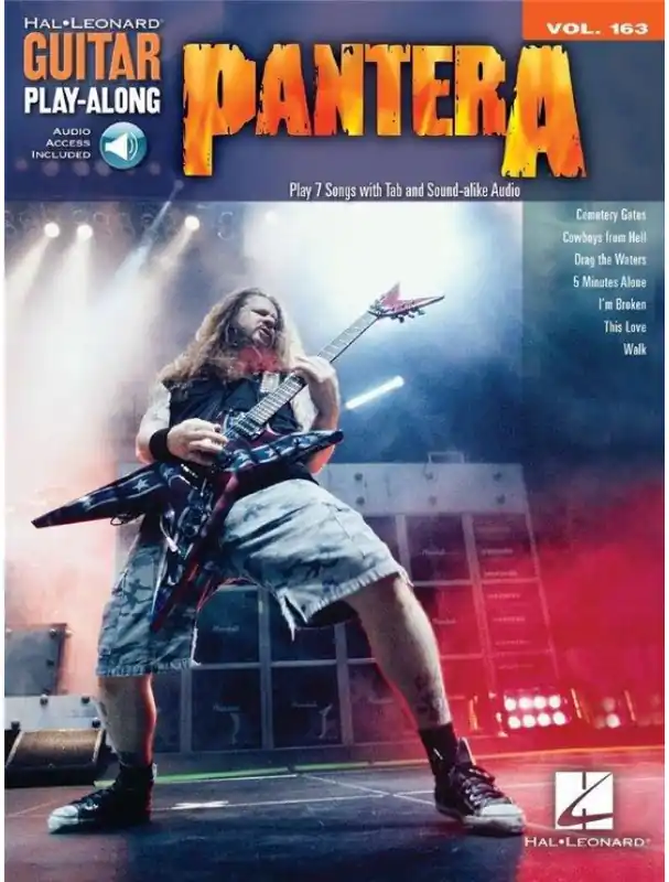 Guitar Play-Along 163 Pantera (noty, tabulatury na kytaru)(+audio) Bezpečná Platba