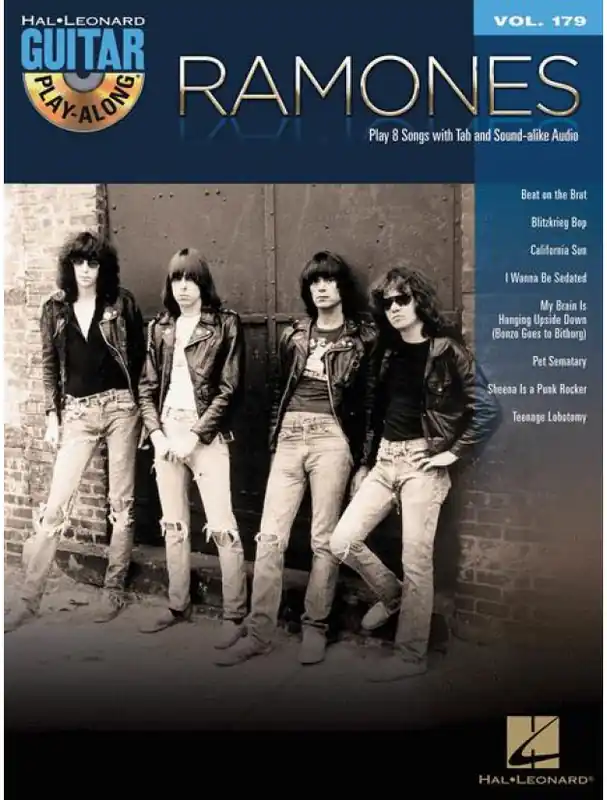 Nová Kolekce Guitar Play-Along 179 Ramones (noty, tabulatury na kytaru) (+audio)