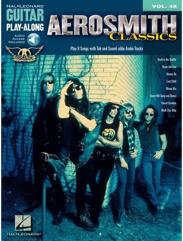 Guitar Play-Along 48 Aerosmith Classics (noty, tabulatury na kytaru) (+audio) Tovární Cena