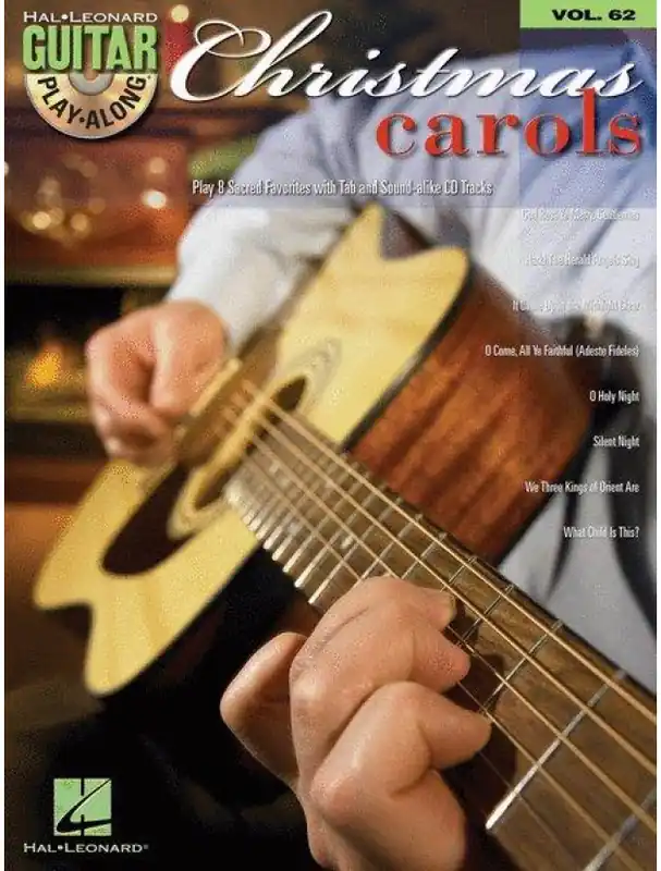 Guitar Play-Along 62 Christmas Carols (noty, tabulatury na kytaru) (+audio) Časově Omezené