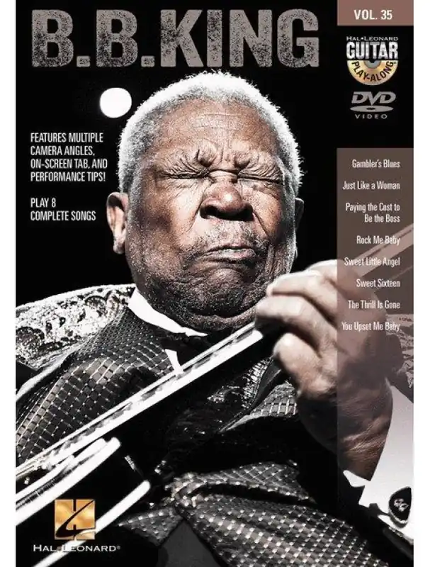 Objednat Nyní Guitar Play-Along DVD 35 B.B. King (video škola hry na kytaru)