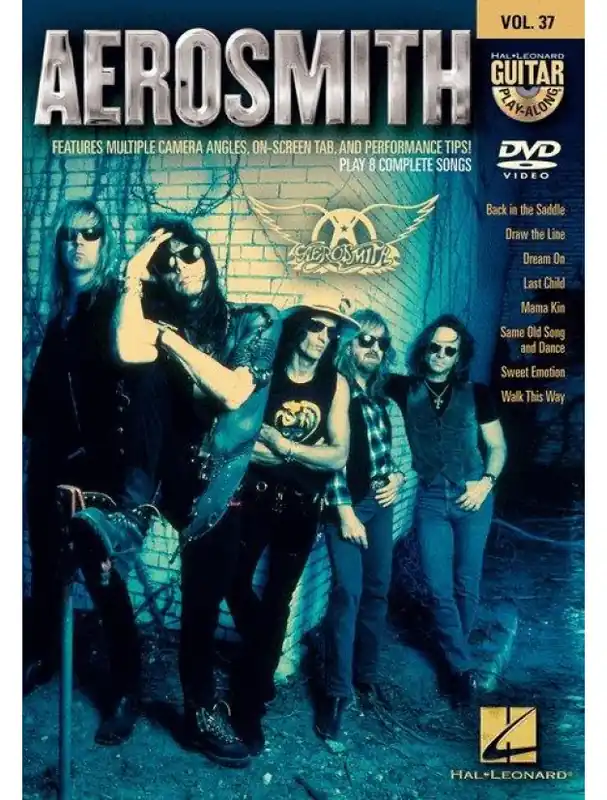 Guitar Play-Along DVD 37 Aerosmith (video škola hry na kytaru) Nová Kolekce