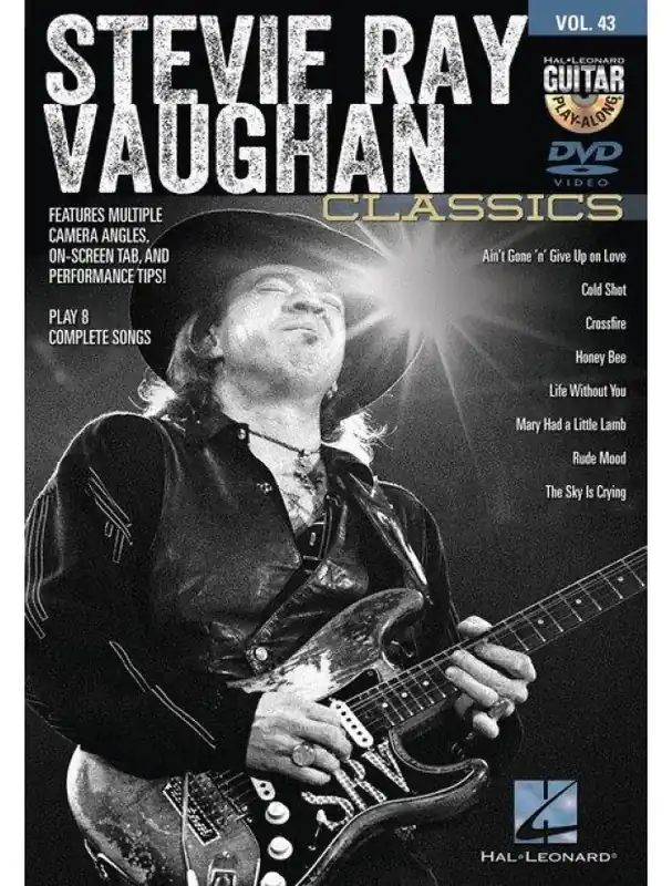 Ihned K Objednání Guitar Play-Along DVD 43 Stevie Ray Vaughan Classics (video škola hry na kytaru)