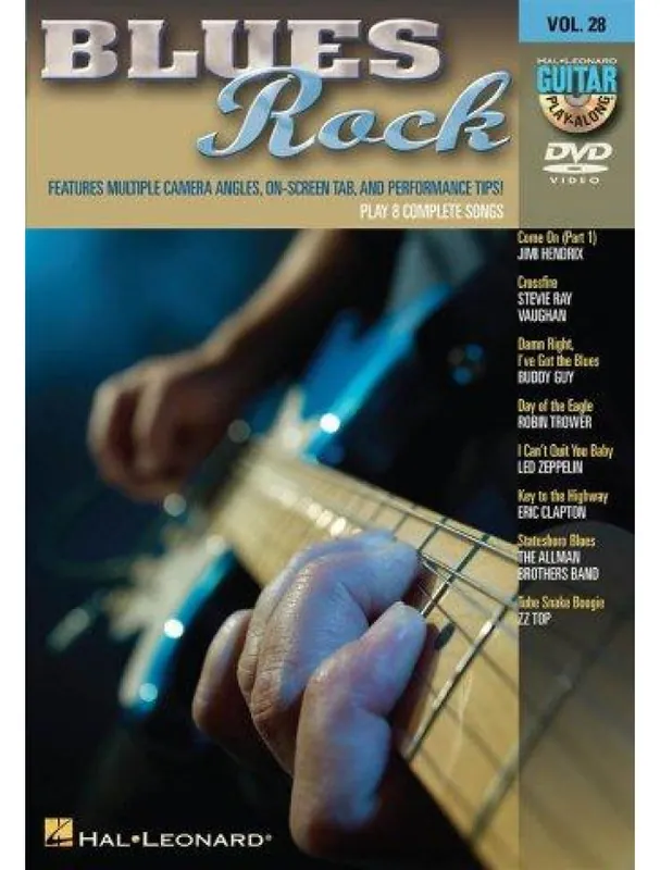 Guitar Play-Along DVD Volume 28 Blues Rock (video škola hry pro kytaru) Jen Po Omezenou Doba