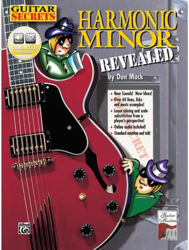 Novinka Guitar Secrets Harmonic Minor Revealed (noty, tabulatury na kytaru) (+audio)
