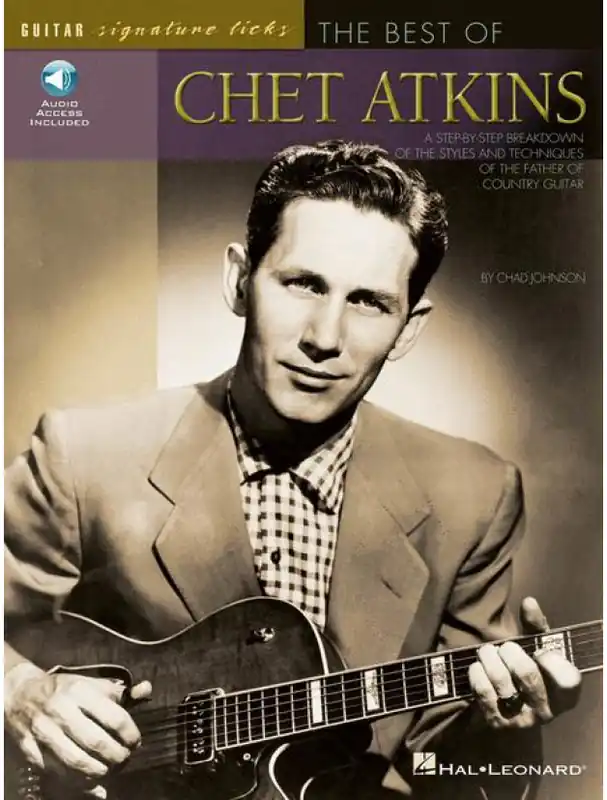 Přímo Od Výrobce Guitar Signature Licks Best of Chet Atkins (noty, tabulatury na kytaru) (+audio)