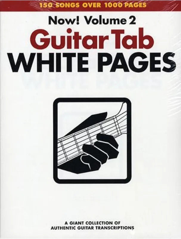 Guitar Tab White Pages Volume 2 (noty, kytarová tabulatura) Finální Výprodej