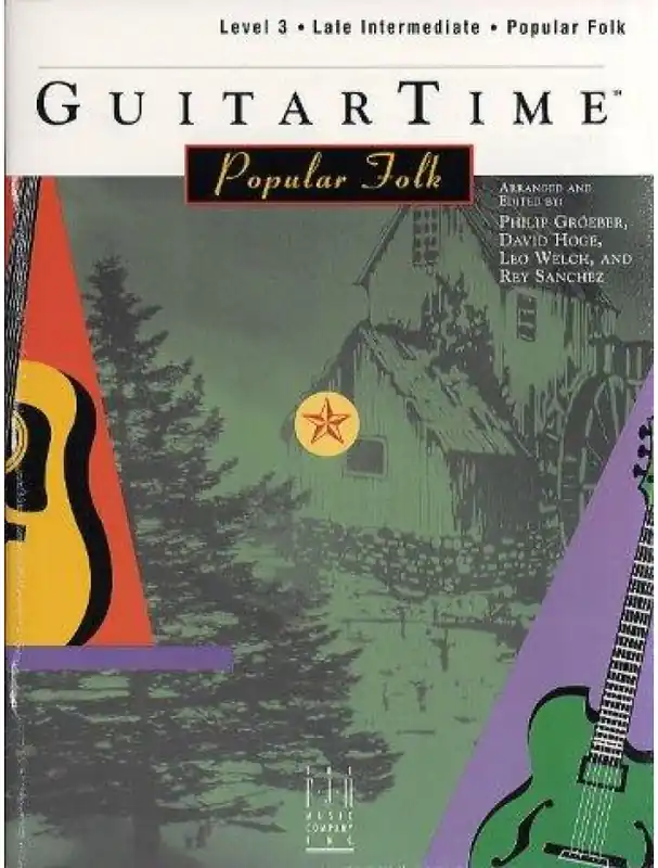 GuitarTime Popular Folk Level 3 - Pick Style (noty na kytaru) Sleva