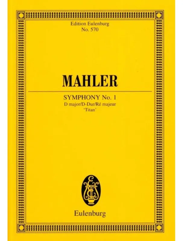 Gustav Mahler Symphony No. 1 D Major (noty, partitura) Koupit Online