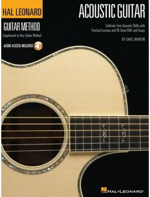 Bezpečná Platba Hal Leonard Acoustic Guitar Method (noty, tabulatury na kytaru) (+audio)