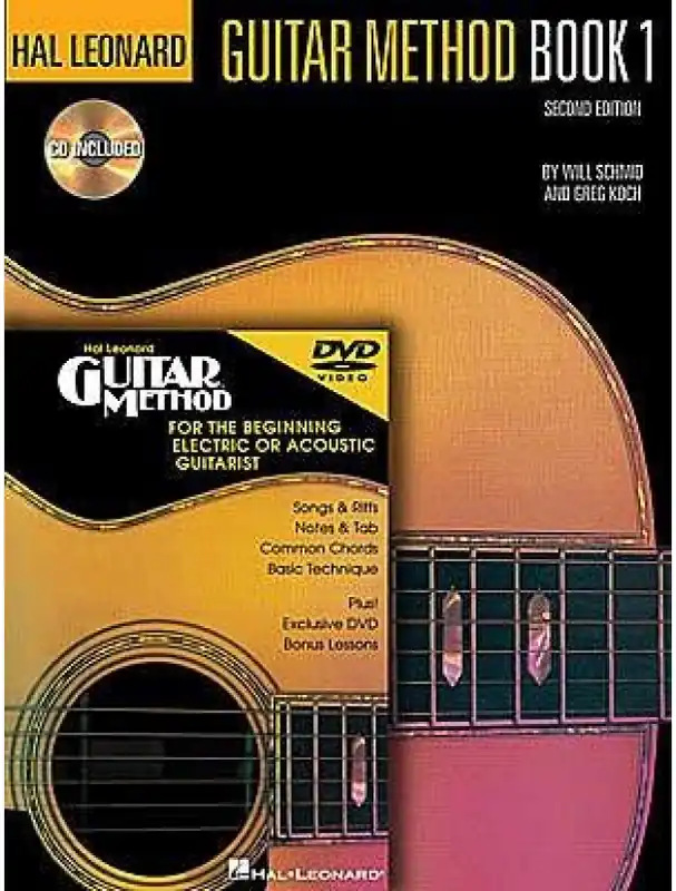 Hal Leonard Guitar Method Book, CD And DVD Pack (noty na kytaru) (+CD & DVD) Výprodej