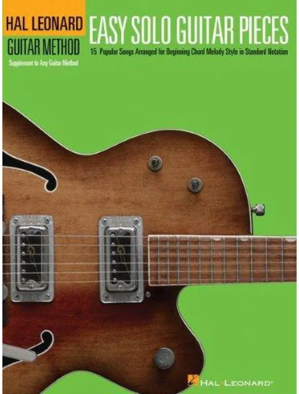Levný Hal Leonard Guitar Method Easy Solo Guitar Pieces (noty na kytaru)