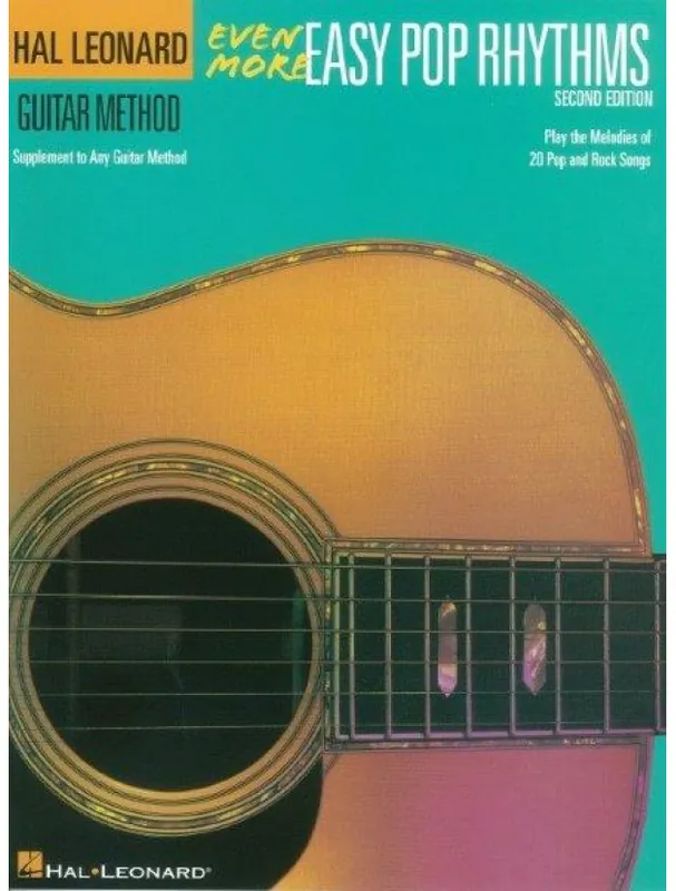 Nejlepší Cena Hal Leonard Guitar Method Even More Easy Pop Rhythms - 2nd Edition (akordy na kytaru, texty písní)