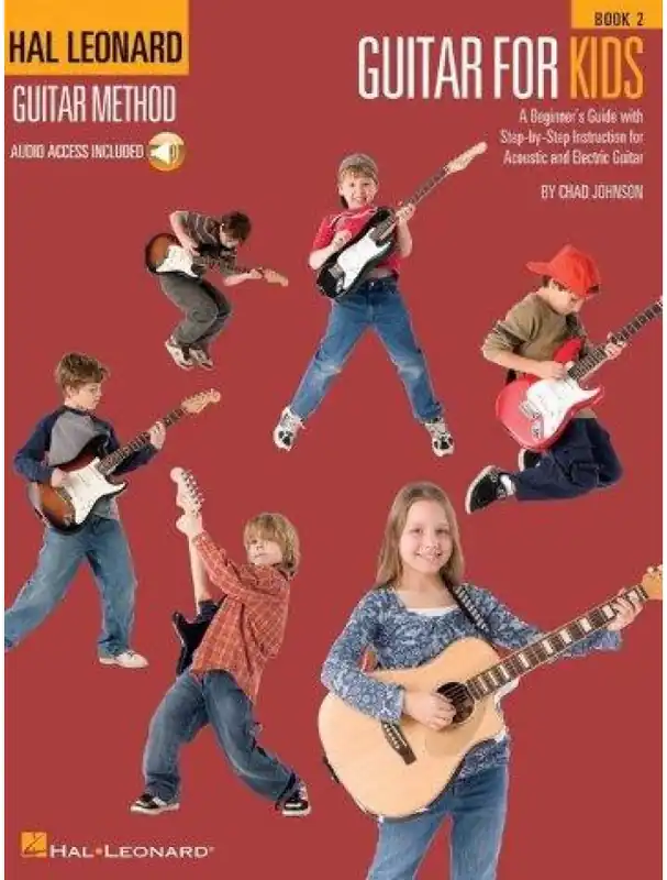 Akční Cena Hal Leonard Guitar Method Guitar For Kids – Book 2 (noty na kytaru) (+audio)