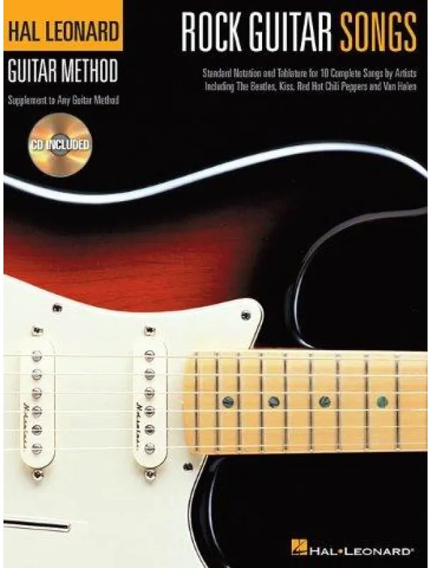 Hal Leonard Guitar Method Rock Guitar Songs (noty, tabulatury na kytaru) (+audio) Cenově Výhodný