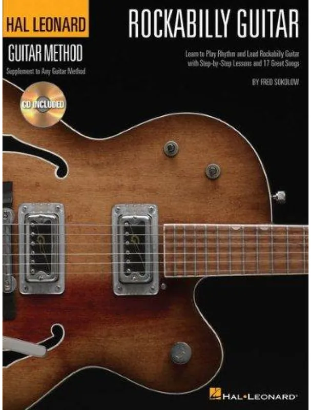 Speciální Cena Hal Leonard Rockabilly Guitar Method (noty, tabulatury na kytaru) (+audio)