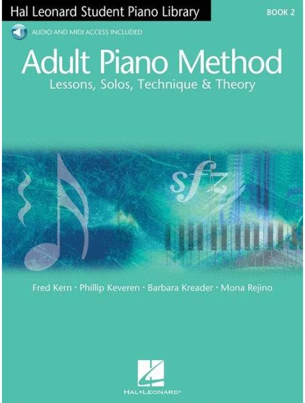 Hal Leonard Student Piano Library Adult Piano Method 2 - US Edition (noty na sólo klavír) (+audio) Výhodná Nabídka