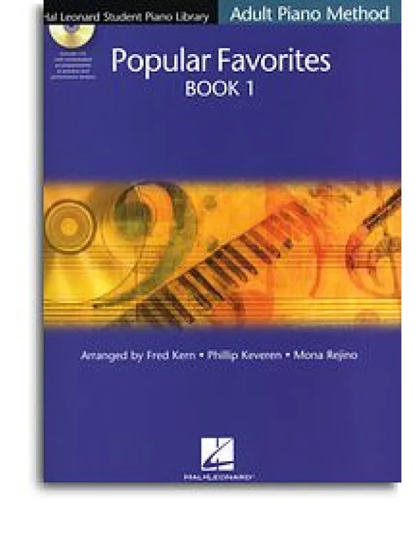 Hal Leonard Student Piano Library Adult Piano Method Popular Favorites Book 1 (noty, sólo klavír) (+audio) Nejlepší Cena