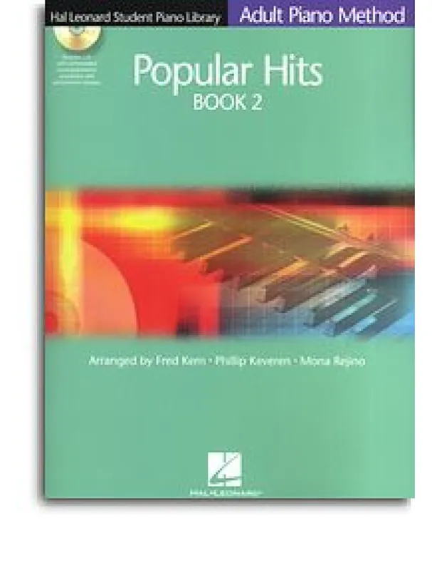 Ihned K Objednání Hal Leonard Student Piano Library Adult Piano Method Popular Hits Book 2 (noty, sólo klavír) (+audio)