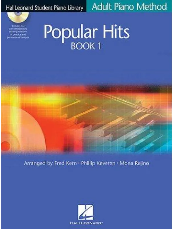 Horká Nabídka Hal Leonard Student Piano Library Adult Piano Method - Popular Hits Book 1 (noty, sólo klavír) (+audio)