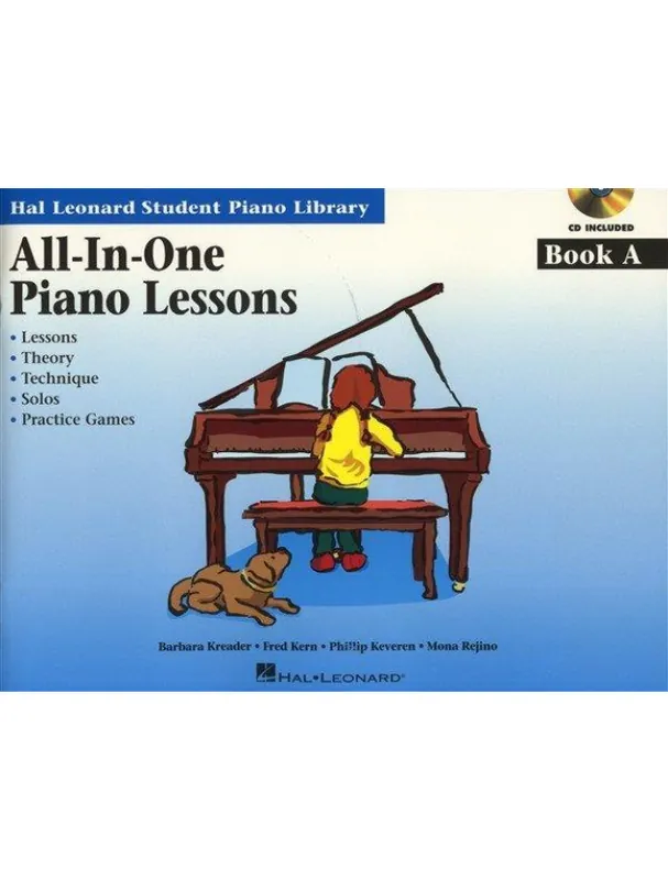 Hal Leonard Student Piano Library All-In-One Piano Lessons Book A (noty na sólo klavír) (+audio) Nízká Cena
