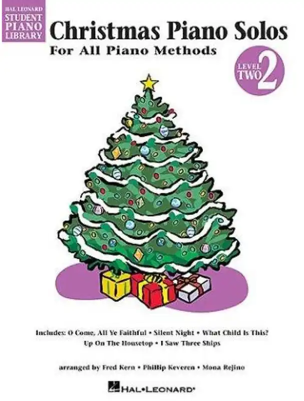 Horká Nabídka Hal Leonard Student Piano Library Christmas Piano Solos Level 2 (noty na sólo klavír)