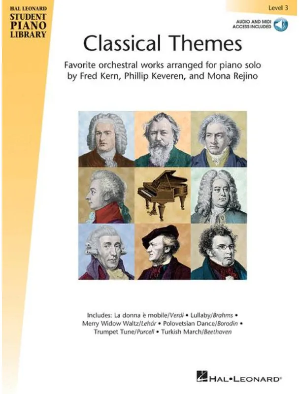 Koupit Online Hal Leonard Student Piano Library Classical Themes - Level 3 (noty na klavír) (+audio)