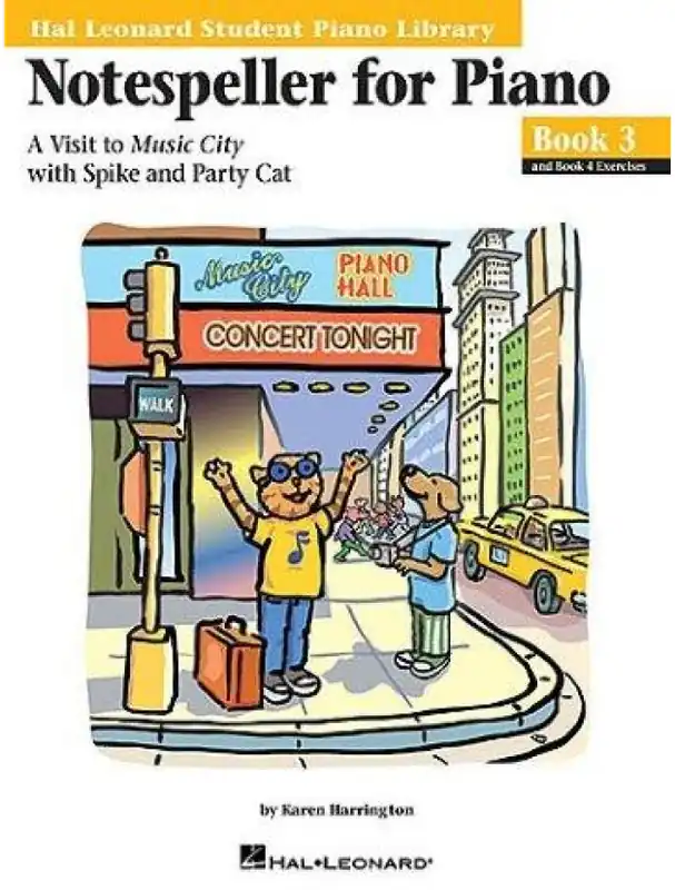 Hal Leonard Student Piano Library Notespeller For Piano Book 3 (noty na sólo klavír) Odeslání Ihned