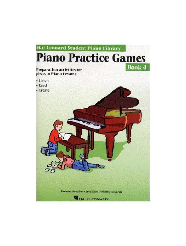 Hal Leonard Student Piano Library Piano Practice Games Book 4 (noty na sólo klavír) Levný