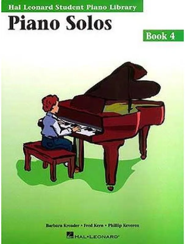 Vrácení Zdarma Hal Leonard Student Piano Library Piano Solos Book 4 (noty na sólo klavír)