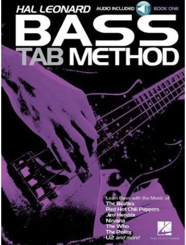 Ihned K Objednání Hal Leonard Bass Tab Method (noty, tabulatury na baskytaru) (+audio)