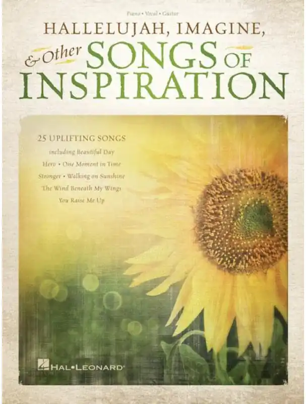 Expresní Doručení Hallelujah and Other Songs of Inspiration (noty na klavír, zpěv, akordy)
