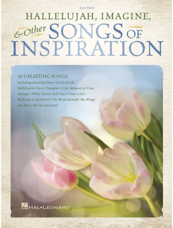 Hallelujah, Imagine & Other Songs of Inspiration (noty na snadný klavír) Zlevněný