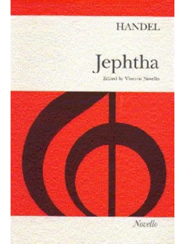 Tovární Cena Handel Jephtha (noty na sborový zpěv SATB, klavír)