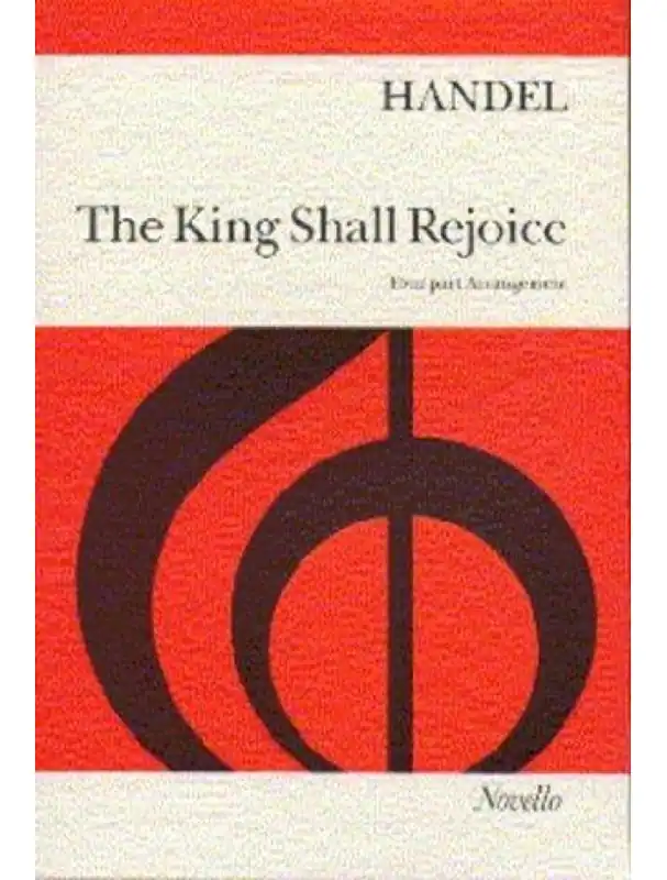 Sleva Handel The King Shall Rejoice (noty na sborový zpěv SATB, klavír)
