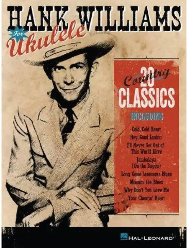 Koupit Online Hank Williams For Ukulele (noty, akordy na ukulele)